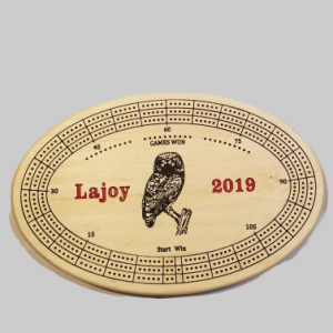 Oval Cribbage Board